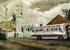Voir le détail de cette oeuvre: mombasa bus station